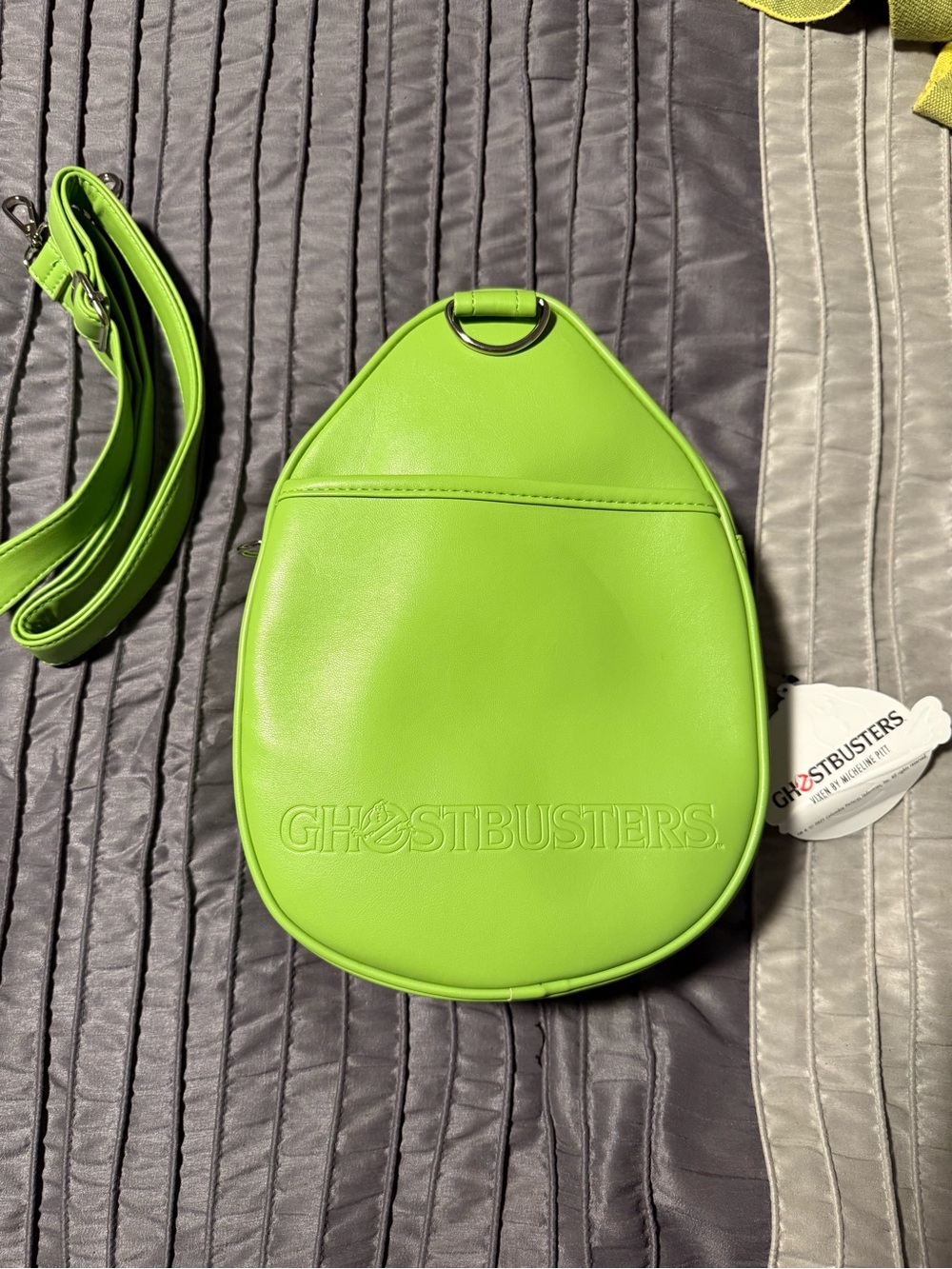 NWT Vixen by Micheline Pitt Novelty Ghostbusters Slimer Crossbody Bag - Picture 3 of 15